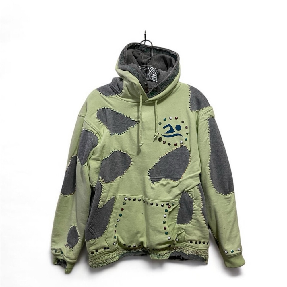 1/1 Fused Patchwork hoodie